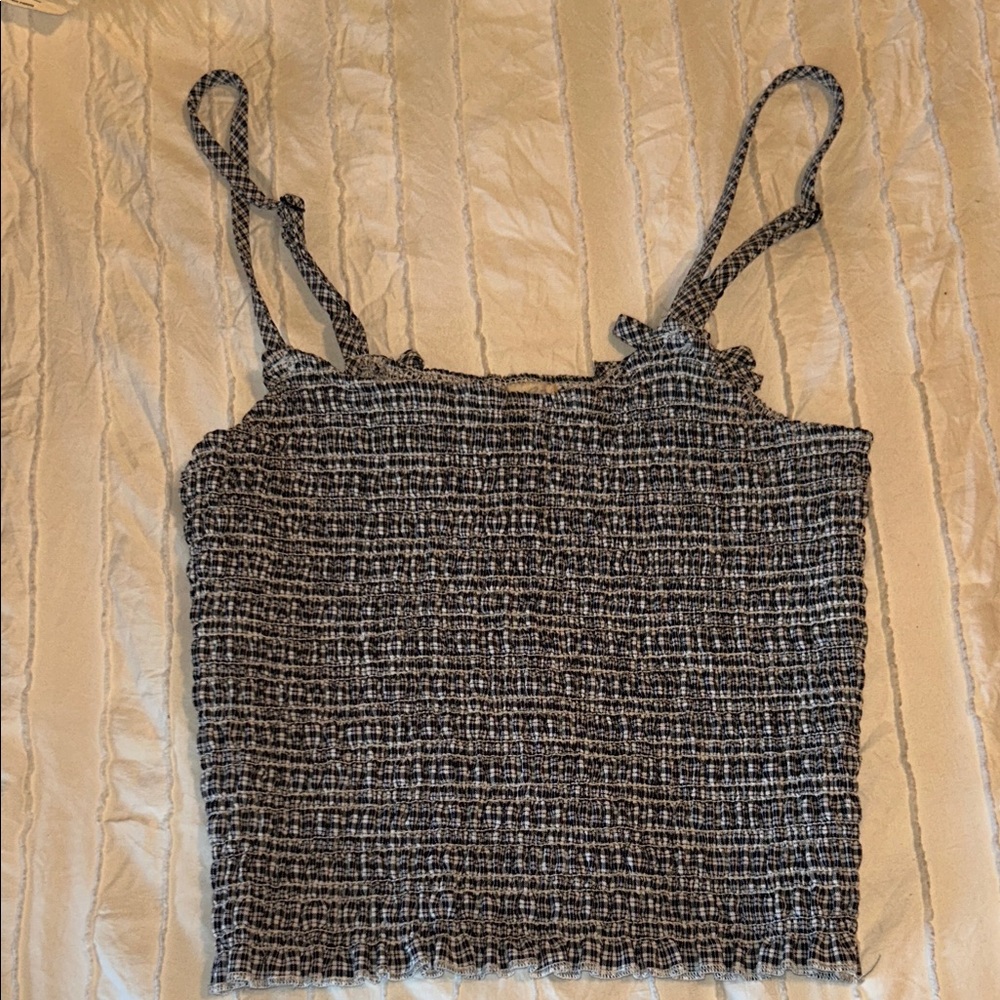 Brandy Melville Black and White Camisole